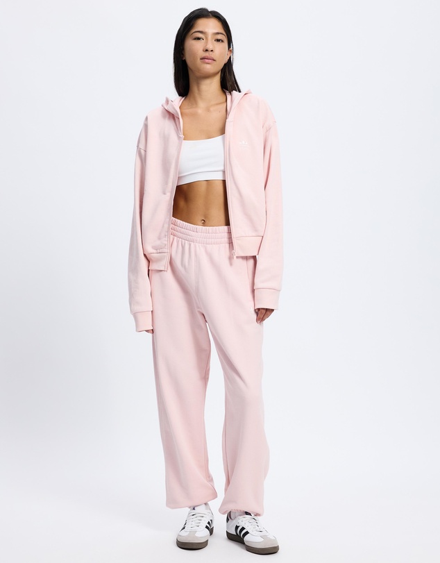 adidas Originals - Essentials French Terry Cropped Zip Hoodie