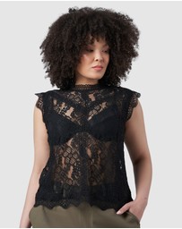 Sunday In The City - Anti Hero Lace Top