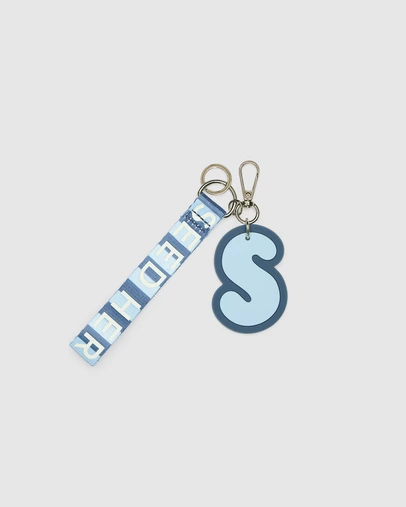 Seed Heritage - Stripe Strap Initial Keyring