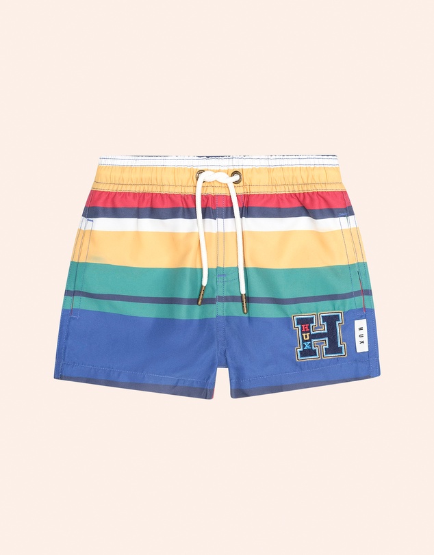 Huxbaby - Variegated Stripe Boardshorts - Babies-Teens
