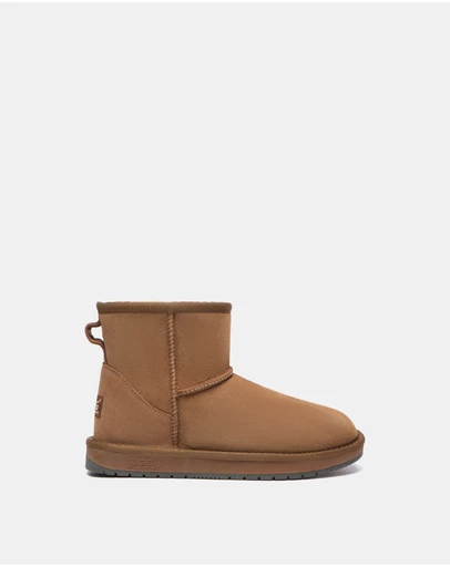 EVERAU - Australian Shepherd Ugg Mini Classic Sheepskin Upper UGG Boots