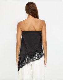 Dazie - Rhode Lace Asymmetric Top
