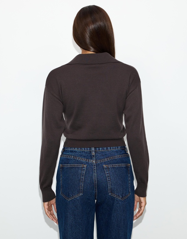 Dazie - Helen Cropped Knit Jumper