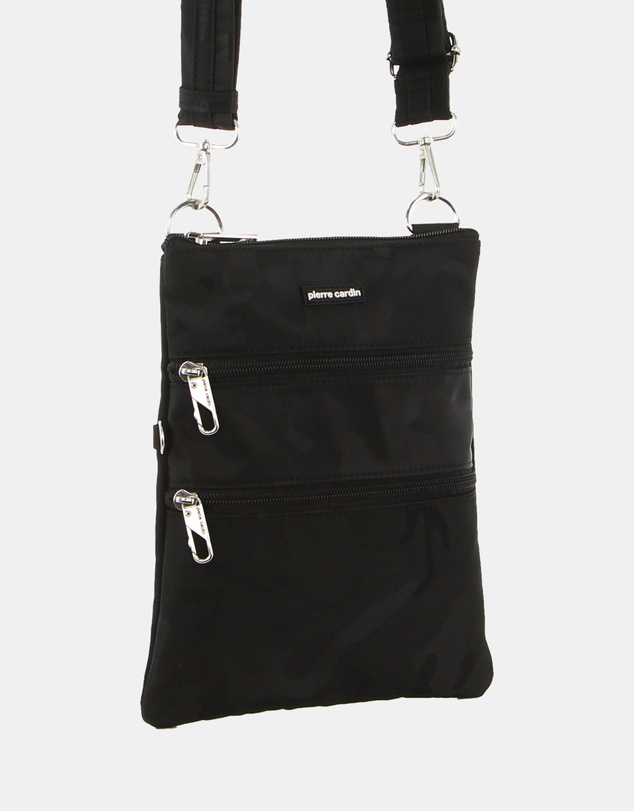 Pierre Cardin - Pierre Cardin Nylon Anti-Theft Cross Body Bag