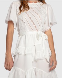 Belle & Bloom - The Softest Spell Ruffle Mini Dress