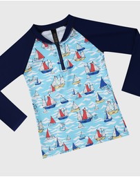Aqua Blu Kids - Helm Long Sleeve Rash Vest - Kids