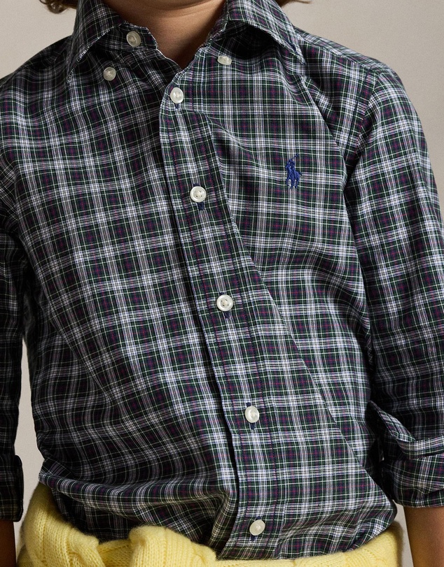 Polo Ralph Lauren - Plaid Cotton Poplin Shirt - ICONIC EXCLUSIVE - Kids