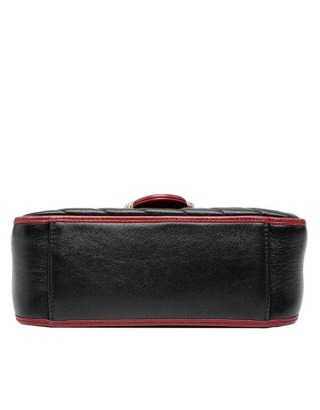 Pre-Loved by Azura Reborn - Pre-Loved GG Marmont Matelasse Leather Torchon Top Handle Bag