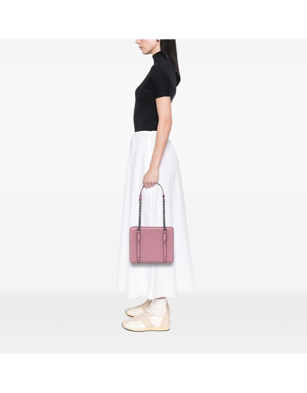 Pre-Loved by Azura Reborn - Pre-Loved Nappa Intrecciato Chain Shoulder Bag