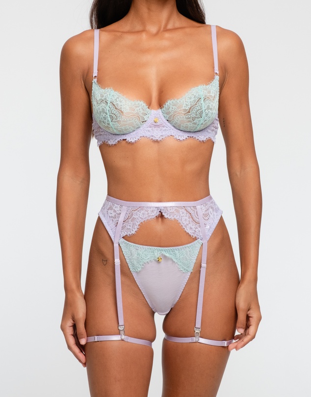 One Empire - Luciana Lingerie Set – Lilac & Mint