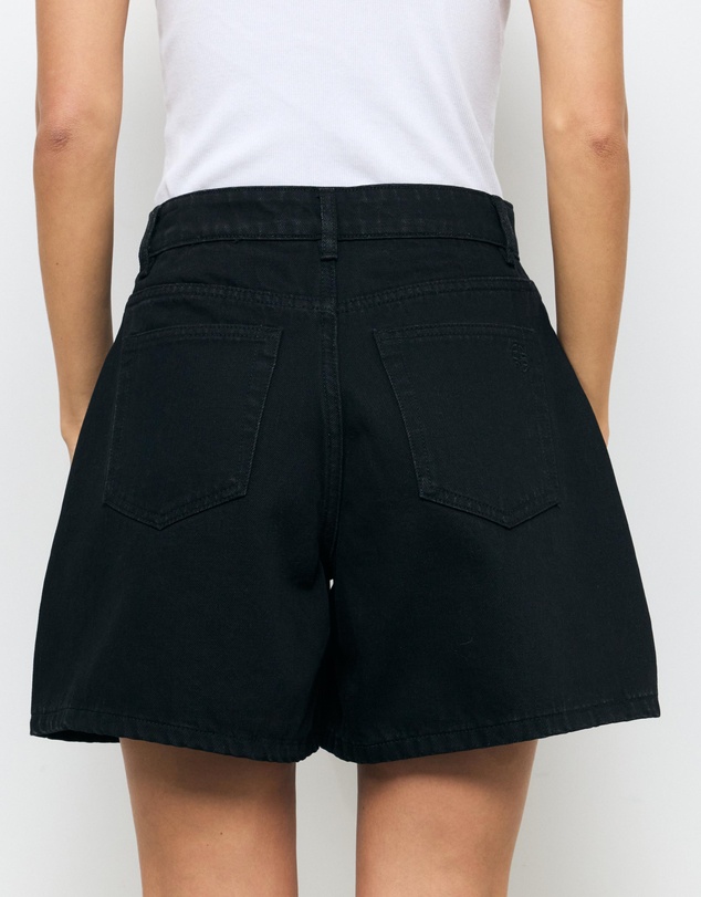 AERE - Rosa Mid Length Denim Shorts
