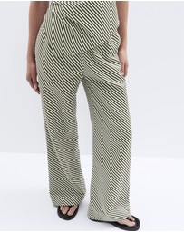 UNISON - Stripe Wide Leg Pant