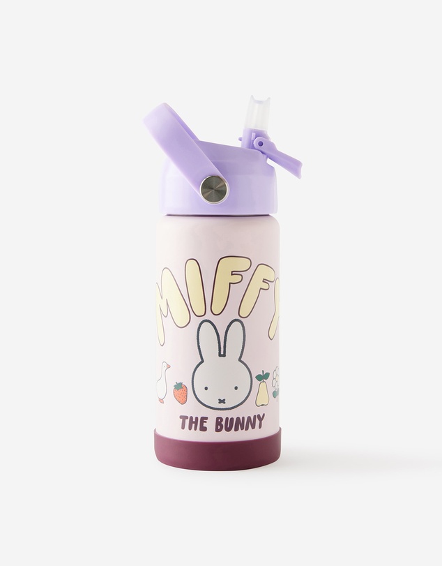Cotton On Kids - Miffy Kids Flip & Flow Drink Bottle