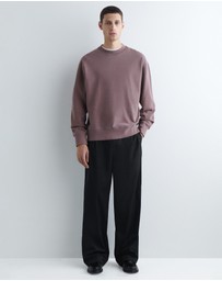 COS - Relaxed Washed-Cotton Sweatshirt