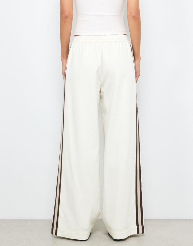 AERE - Contrast Stripe Denim Twill Pants
