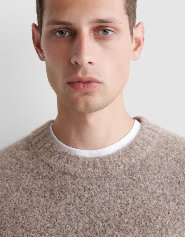 COS - Oversized Alpaca-Blend Crew-Neck