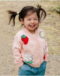 Kynd Baby - Miffy Knit Cardigan in Soft Pink