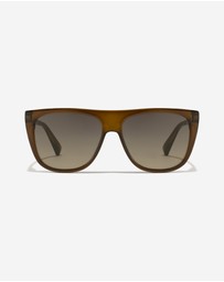 Hawkers Co - Hawkers - Runway - camel smoky black  Sunglasses for Men and Women UV400