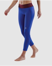 SKINS - SKINS Compression Series-3 Women's Long Tights Dazzling Blue Activewear