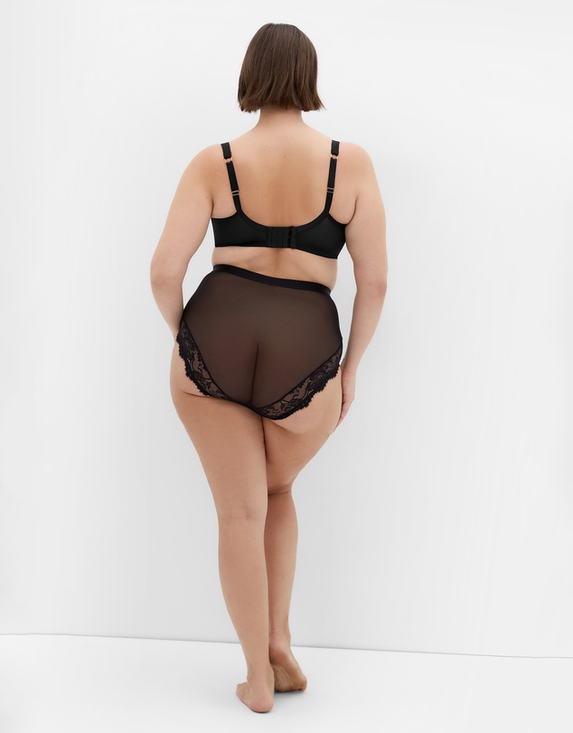 City Chic - Plus size Lara Underwire Bra - black