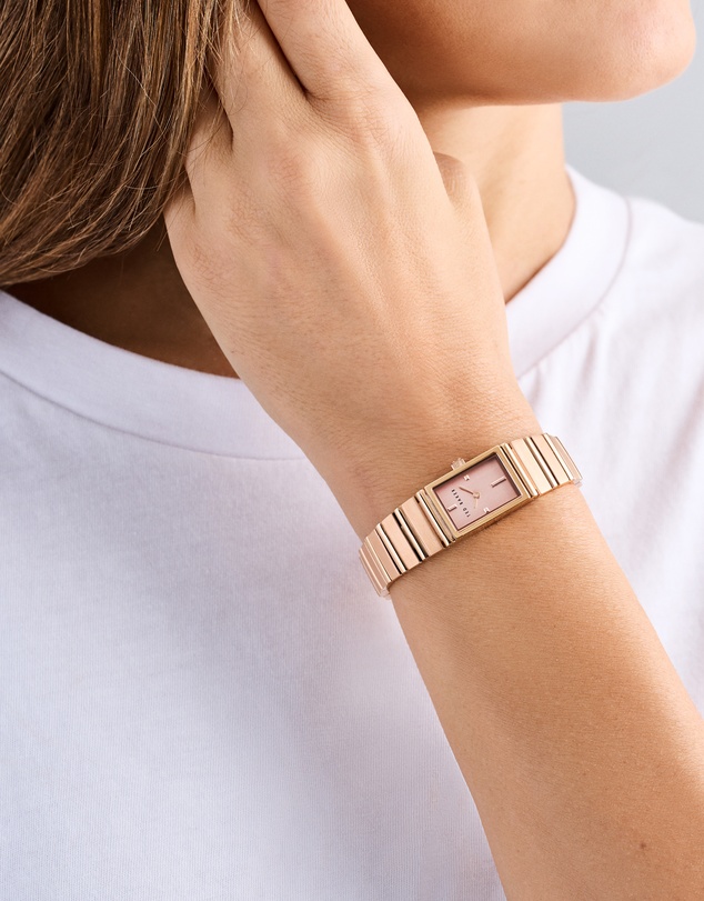 Ted Baker - Lileey Pink Rose Gold-Tone 27mm Bracelet Watch