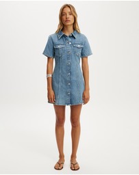 Cotton On - Denim Shirt Dress