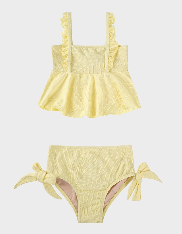 Aqua Blu Kids - Stepping Stones Frill Bikini Set - Kids