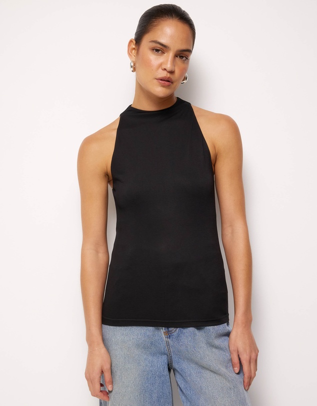AERE - Tia High Neck Top