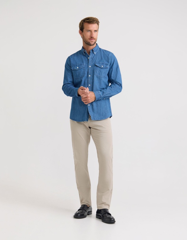 Oxford - Slim Leg Stretch Cotton Chino