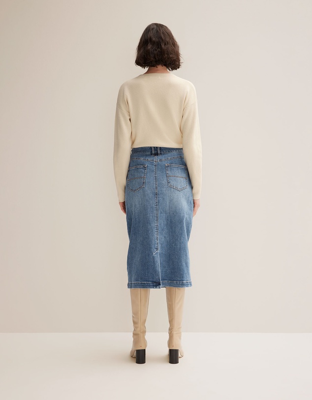 Trenery - Longline Denim Skirt