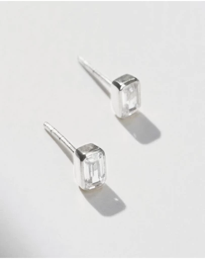 SAINT VALENTINE - Lineaire Studs - Silver