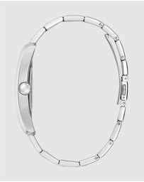 GUESS - Guess Men's Silver Tone 33.7mm Analogue Watch