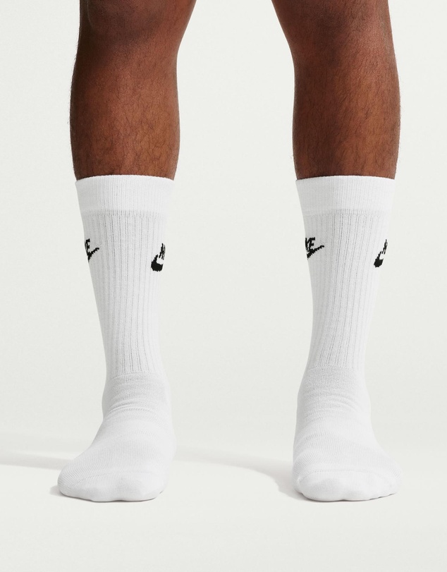 Nike - Sportswear Everyday Essential 3-Pack Crew Socks - Unisex