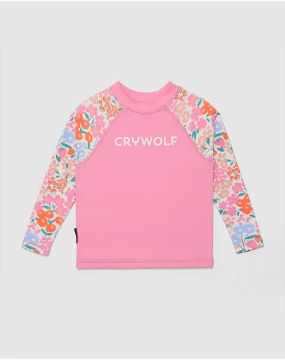 Crywolf - BABY RASH VEST Berry Garden