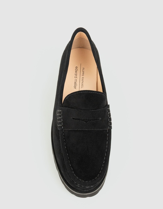 Edward Meller - HENDRIX Penny Loafer on Chunky Sole