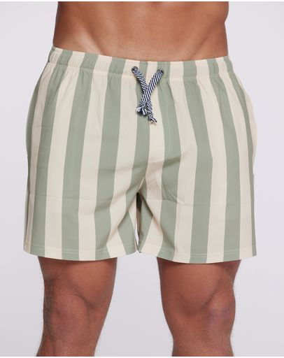 Olive / Bone Stripe