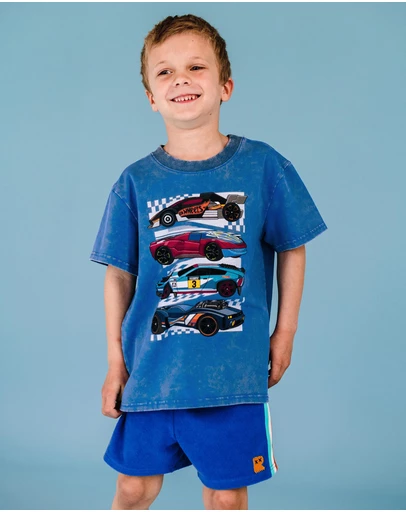 Rock Your Kid - Hot Wheels Vintage Cars Tee - ICONIC EXCLUSIVE - Kids-Teens