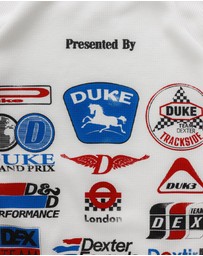Duke + Dexter - DR Sponsors Vintage White Waffle Top