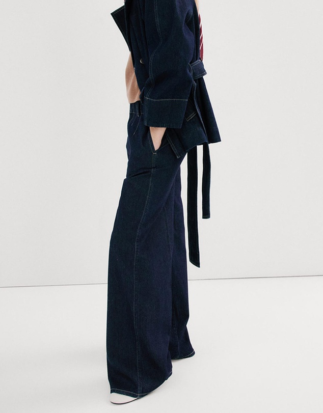 M.N.G - Wide Leg Mid-Rise Jeans