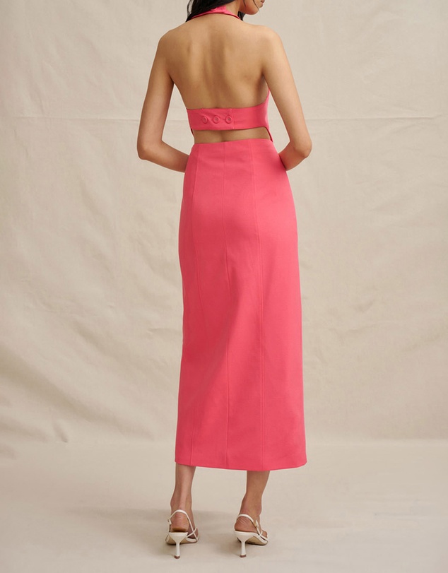 BY JOHNNY. - Chloe Split Midi Skirt