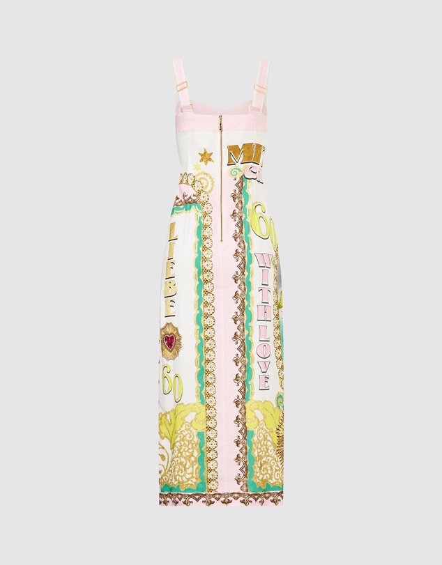 Camilla - Form Fitted Midi Dress With Topstitching
