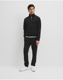 Country Road - Australian Cotton Modern Logo Half Zip Sweat