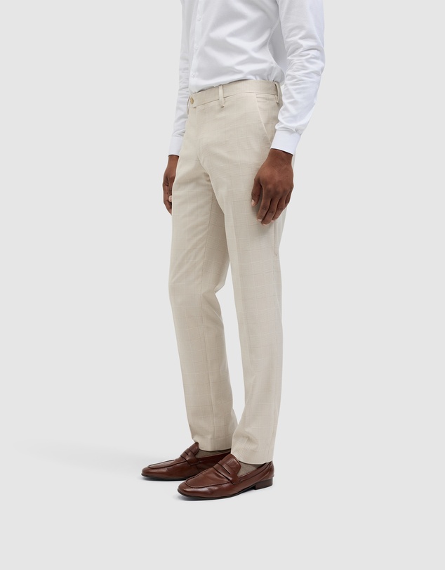 Politix - Prince Of Wales Check Tailored Suit Pant