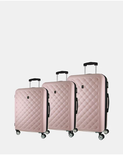 Pierre Cardin - Pierre Cardin Hard Shell 3-Piece Luggage Set