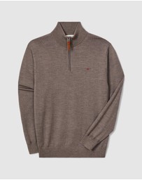 R.M.Williams - Ernest Merino 1/4 Zip Knit Jumper