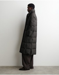 COS - Shawl-Collar Quilted Down Long Coat