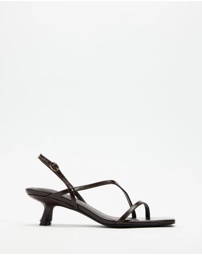 AERE - Leather Slingback Heels
