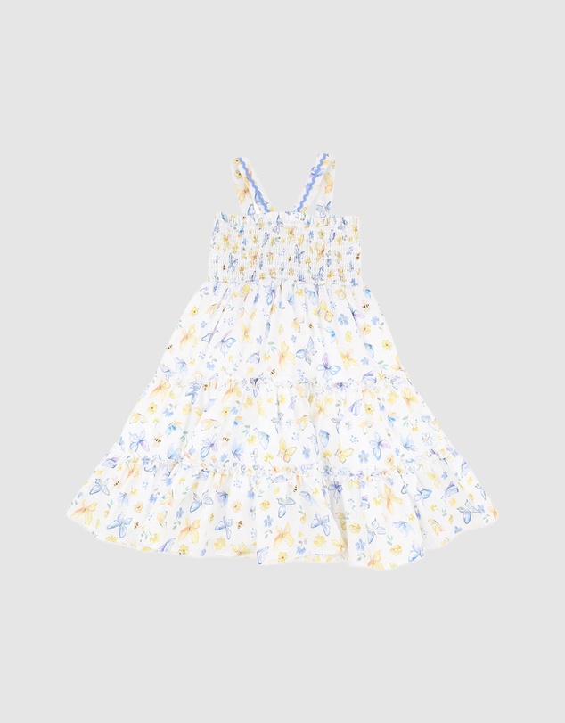Bebe by Minihaha - Libby Tiered Butterfly Dress - Kids