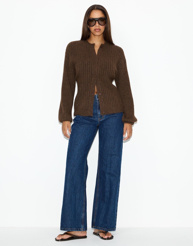 Dazie - Last Call Cinched Knit Cardigan