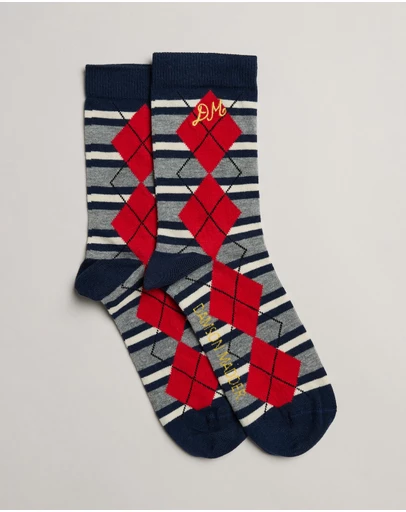 Damson Madder - Calf Length Socks